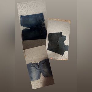 Carhartt Men's Relaxed Fit Jeans in Dark Blue and Black